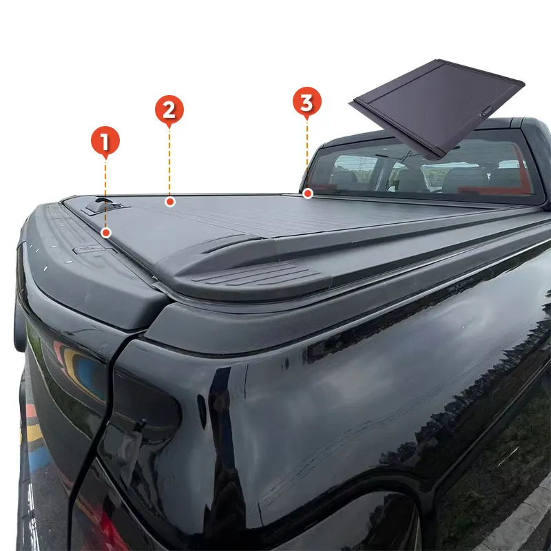 

New Auto Accessories Retractable Roller Lid Shutter for JAC T9 Lid Easy Installment Non-drilling Foton Tunland V9