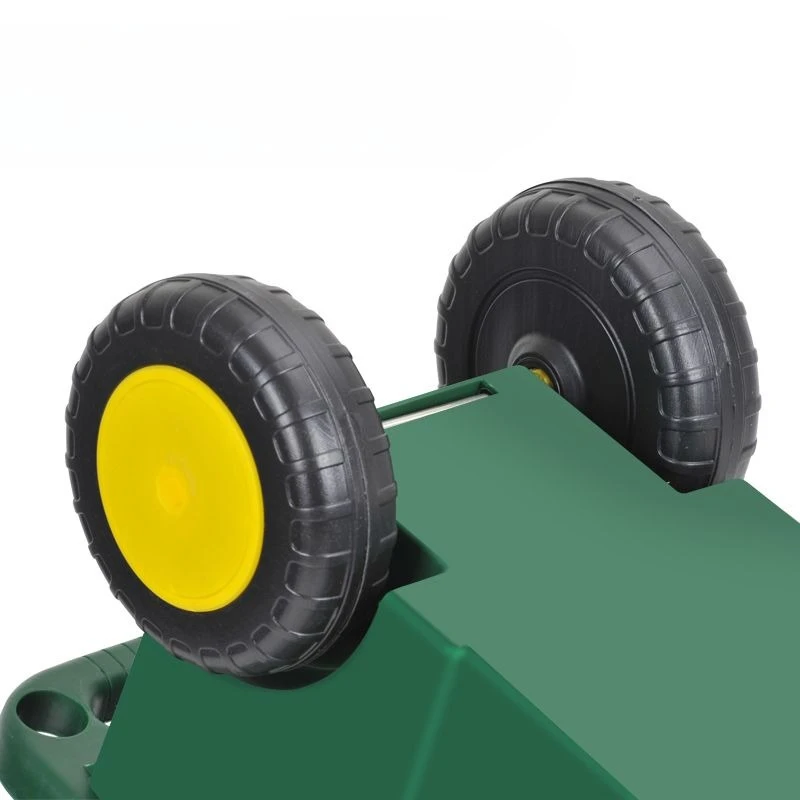 바퀴가있는 모바일 도구 상자 다기능 더블 레이어 도구 상자 휴대용 플라스틱 도구 케이스 가정용 대용량 도구 상자