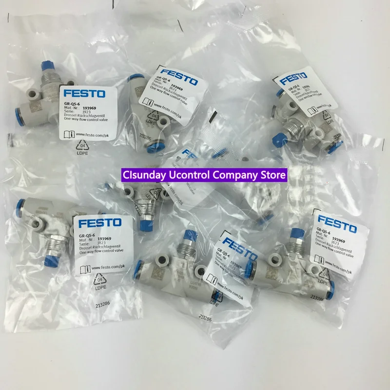 

New Original FESTO Slotal Valve GR-QS-3 GR-QS-4 GR-QS-6 GR-QS-8 GRO-QS-3 GRO-QS-4 GRO-QS-6