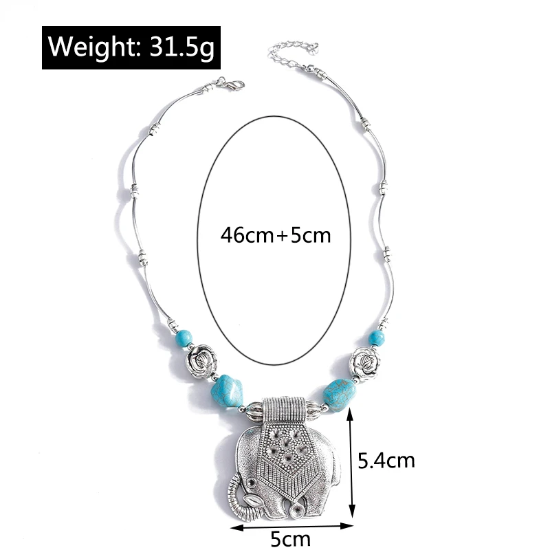 Bohemische Schmetterlings-Halskette für Damen, Ethnische Legierung, Herzanhänger-Halskette, Mädchen-Party-Festival-Schmuck, Geschenke – Detail 12