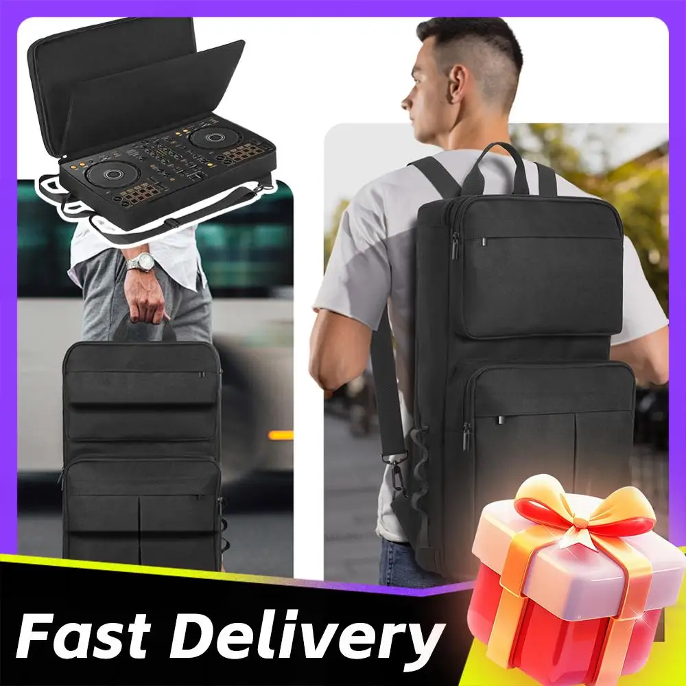 

Рюкзак для диджея для контроллеров Pioneer DDJ-400, DDJ-FLX4/Roland DJ-202, чехол для переноски, регулируемый ремень, дорожная сумка для хранения