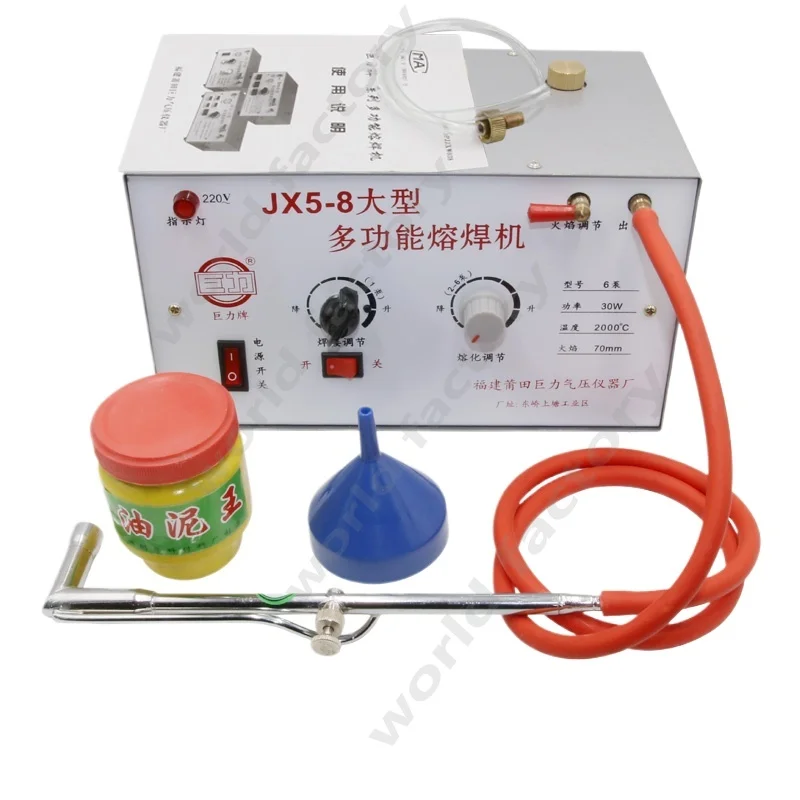 JX5-8 six-speed multi-functional welding machine, gold, silver and copper metal welding and melting equipment, gold tools