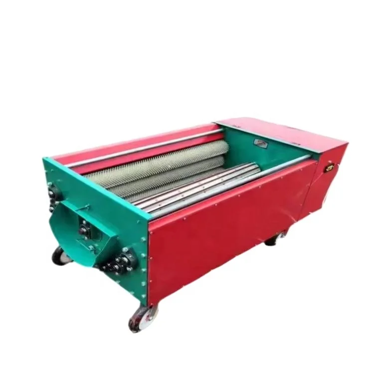 Grain Remove Impurities Remove Sediment Machine Automatic Peanut Almond Fresh Walnut Green Walnut Cleaning and Peeling Machine