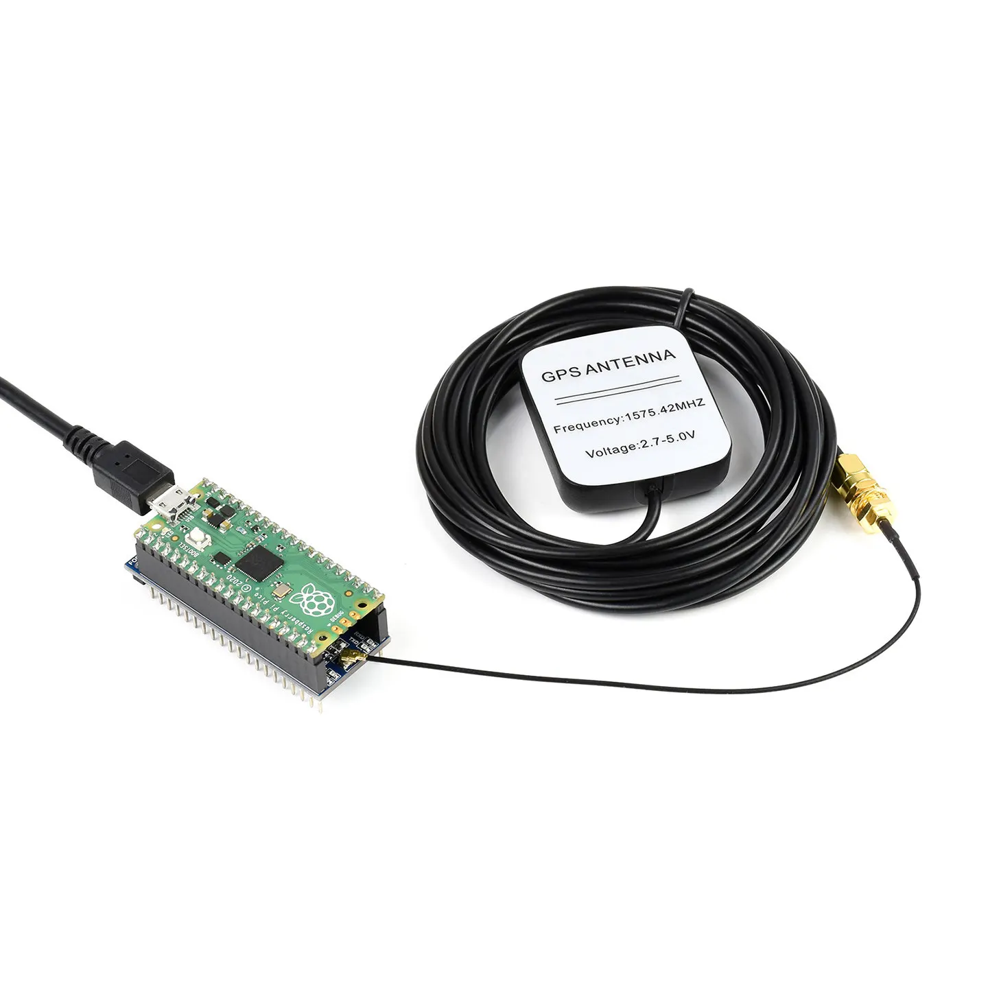 Woli Weixue Raspberry Pi Pico GNSS expansion board L76K navigation satellite system module GPS Beidou positioning