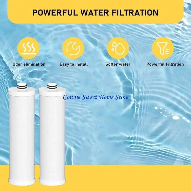 

LXAF 2 упаковки сменных картриджей для фильтра для воды, картридж из полипропилена, хлопковый фильтр, система фильтрации воды