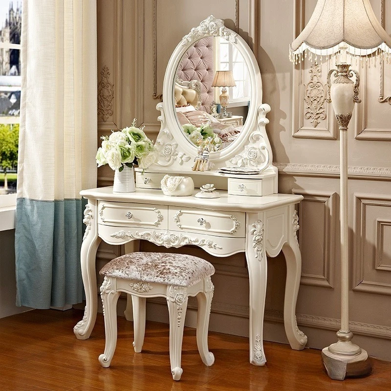 

Dresser Bedroom Modern Simple Makeup Counter Small Unit Storage Cabinet Integrated Table