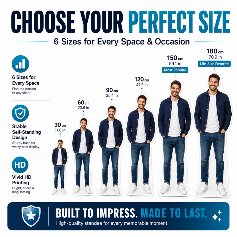 Custom Life Size Standee with - Photography Paper ulasan dan harga