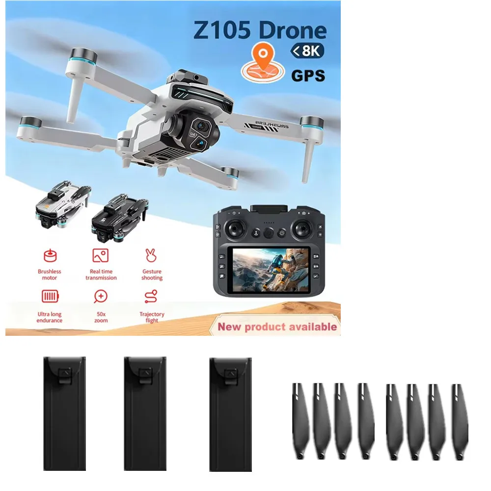 

Запчасти для дрона Z105, аккумулятор для дрона Z105, 3,7 В, 920 мАч, оригинальные аксессуары/лопасть пропеллера/использование для дрона Z105