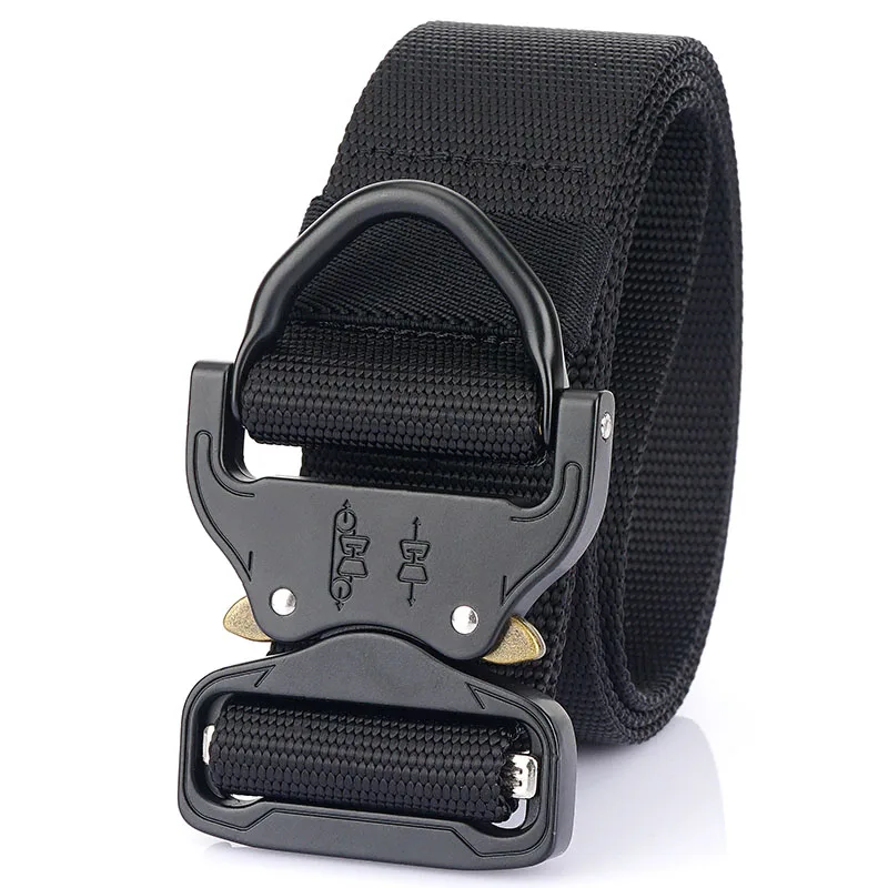 TUSHI Neue Taktische Gürtel Gewebt Langlebig Automatische Schnalle Männer Gürtel Armee Outdoor Jagd Multifunktionale Nylon Gürtel Mann Hosen Gürtel – Detail 17