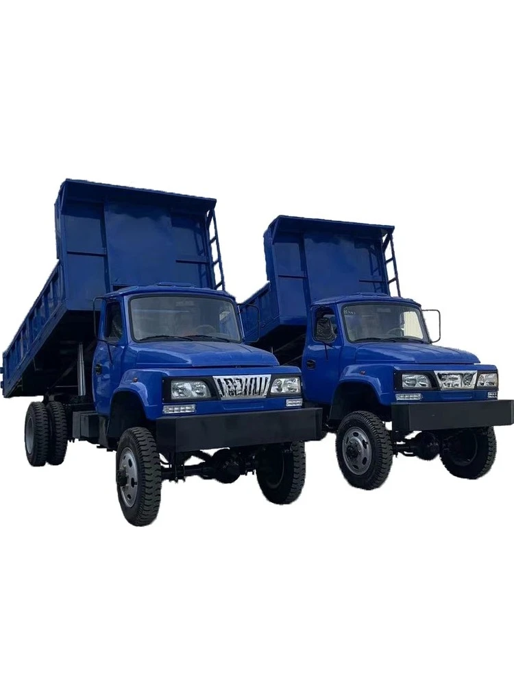 All-terrain four-wheel drive agricultural vehicle diesel self-made tractor mountain four-wheel transport tipping bucket dump