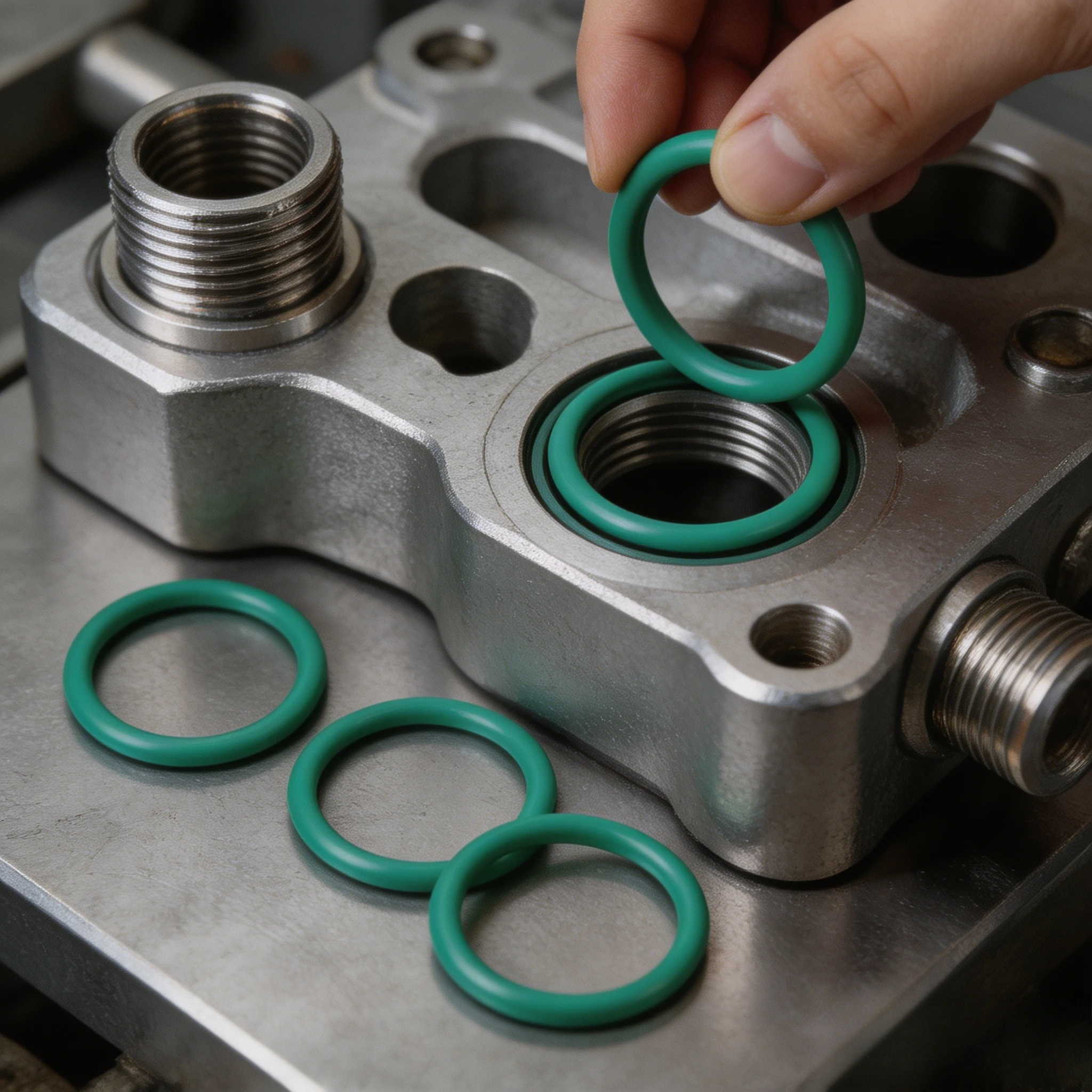 5 PCS / Lot Fluoro Rubber Green FKM O-ring CS 3.5/5.7mm OD 10-220mm O Ring Seal Waterproof Wear-Resistant Gasket