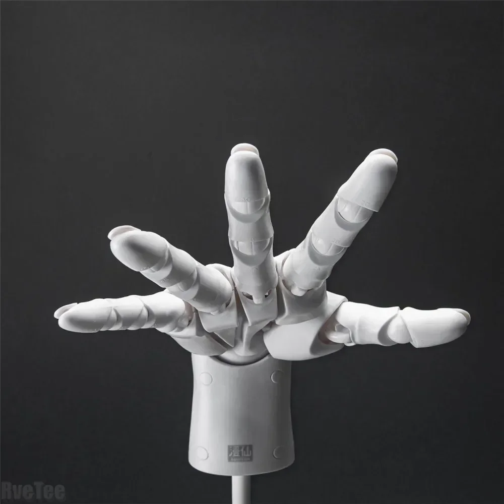 1:1 Articulated Bionic Hand Model with Movable Fingers, Realistic Drawing Reference Prop, Desktop Collectible Art Figurines