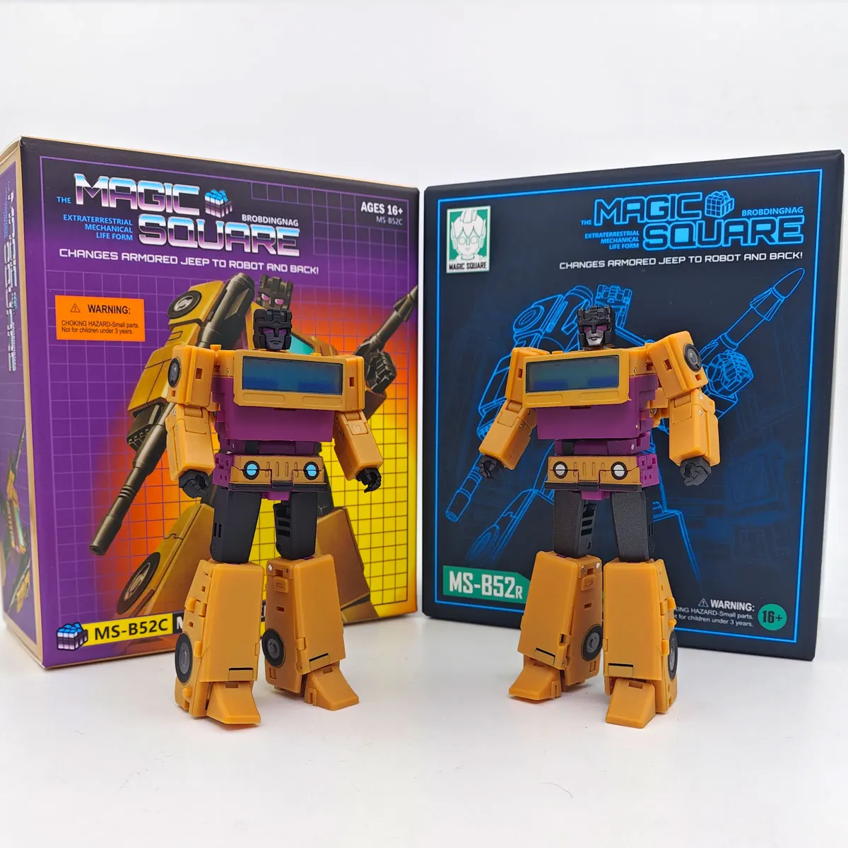 Giocattoli di trasformazione Giocattoli quadrati magici MS-B52R MS-B52C Munitioner Lord of War Swindle MS-TOYS Bruticus Action Figure in stock