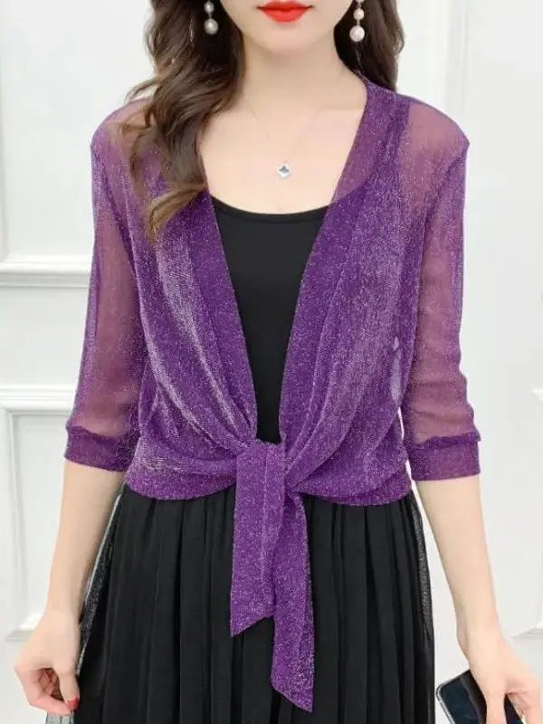 

Ladies Loose Lace up awl Top Pure Color Street Sle ort Coat with Belt Fem Faion Spring Season Regular Sve Length