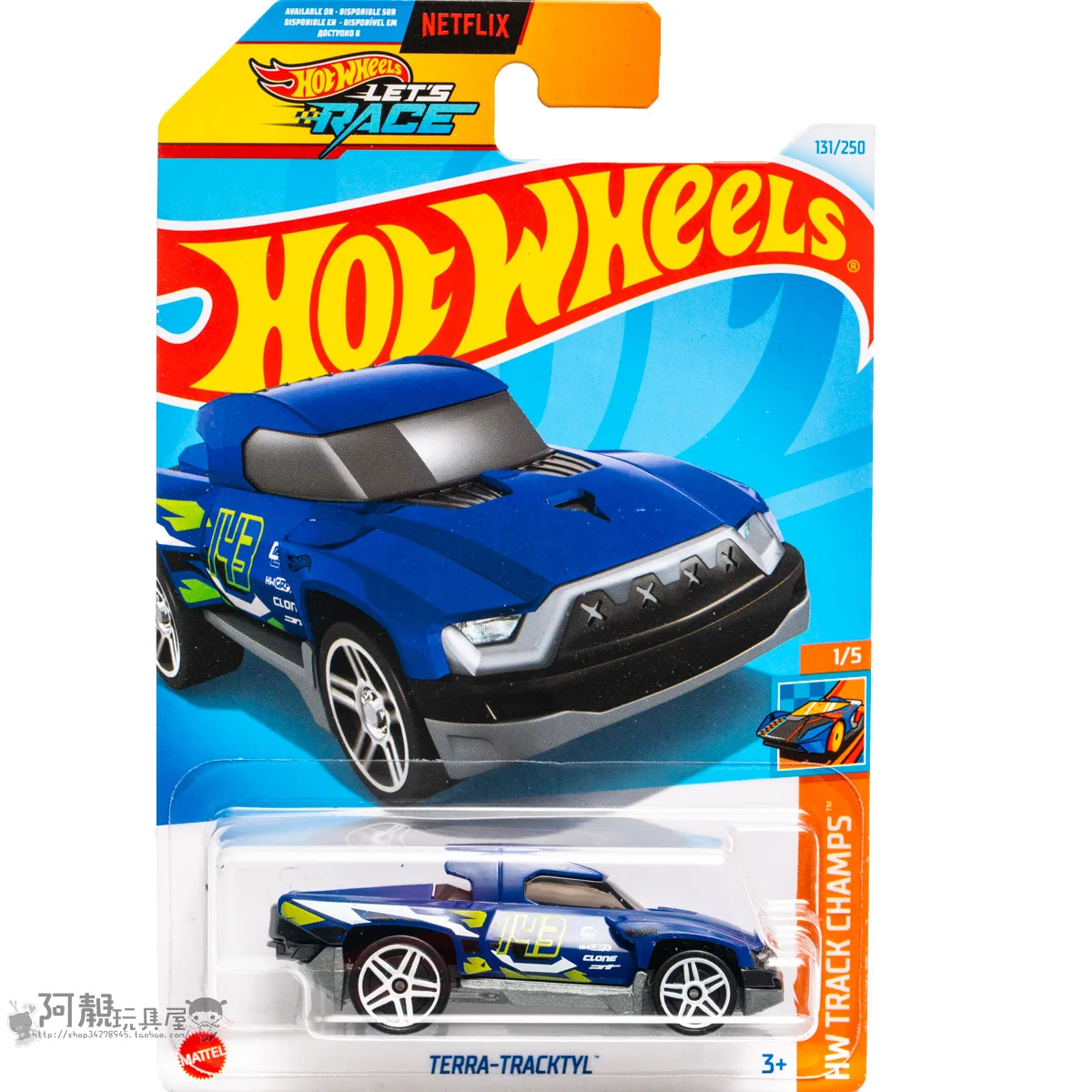 

Mattel Hot Wheels автомобиль Let's Race TERRA-TRACKTYL литой под давлением 1/64 игрушки для мальчиков HW Track Champs модели транспортных средств коллекция подарок на день рождения