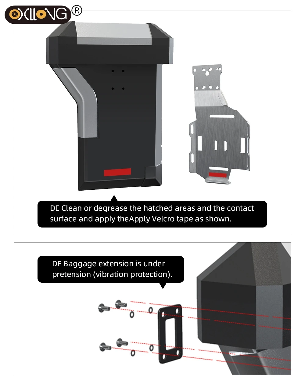 

For BMW R 1250 GS R1250GS ADV R1200GS F850GS F750GS F 750 Motorcycle Luggage Box Side Cases Suitcase Rack Expansion Bracket