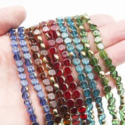 54PCS Round Glass Beads for Jewelry Making Bracelet Necklace Supplies Crafts Findings Accessories 6.3mm