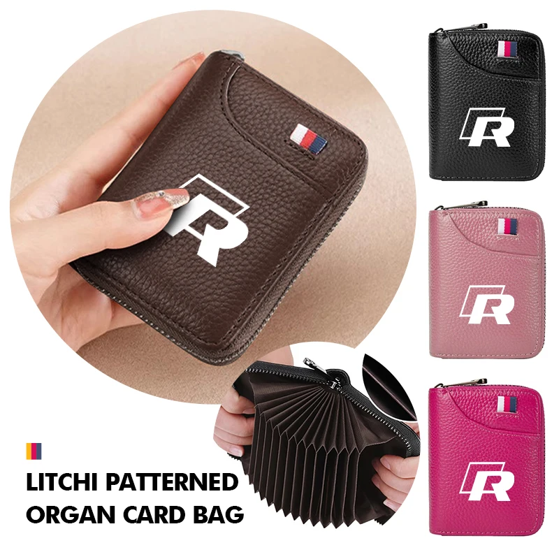 Модный чехол-кошелек для водительских прав, ID-карт, кредитных карт и монет для Volkswagen VW Golf Jetta Passat mk4 mk5 mk6 CC B5 B6 B7 Golf