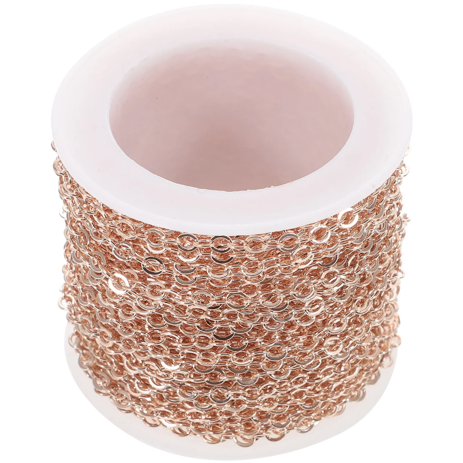 

DIY Copper Chain Spool for Necklace Bracelet Anklet Jewelry Making Crossbody Bag Sweater Chain Craft Accessory Supply