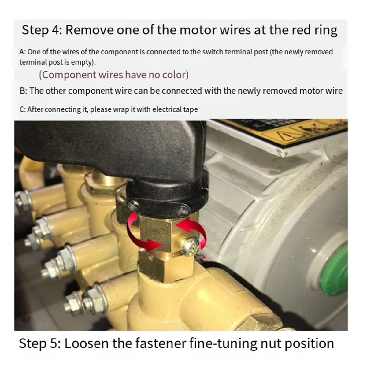 

Switch Car Washer Switch Control Replacement Accessories Parts for High Pressure Water Type 280/380