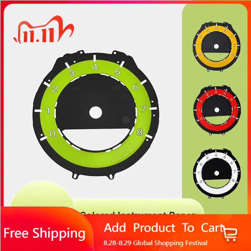

Interior Stickers For Porsche 911 992 2019 2020 2021 22 2023 Car Instrument Paper Sport Clock Stopwatch Dials Gauge Overlay Back