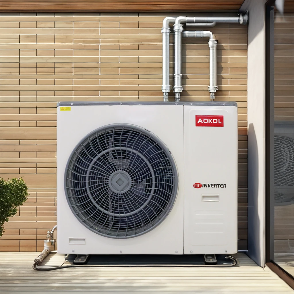 8-10kw DHW Monobloc R32 Metal Air Source Heat Pump Water Heater Electric for Household CE ErP Labels Energy Efficient Class A+++