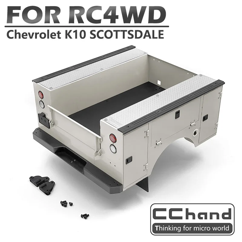 Metal Rear Bed /Rear Trailer for CChand RC4WD Chevrolet K10 SCOTTSDALE  rc toy parts