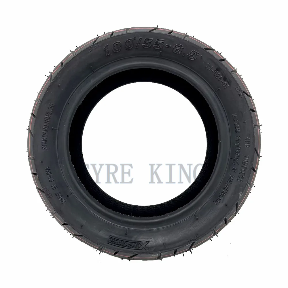 100/55-6.5 Tubeless Tire 90/65-6.5 100/65-6.5 Thickened Wear-resistant Vacuum Tyre for Electric Scooter Parts