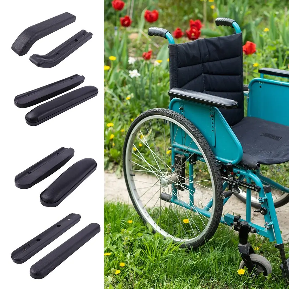 Leder Schwamm Rollstuhl Armlehne Ersatz mit Schraube Rollstuhl Arm Pads Abdeckung Rollstuhl Armlehne Pad Rollstuhl Zubehör