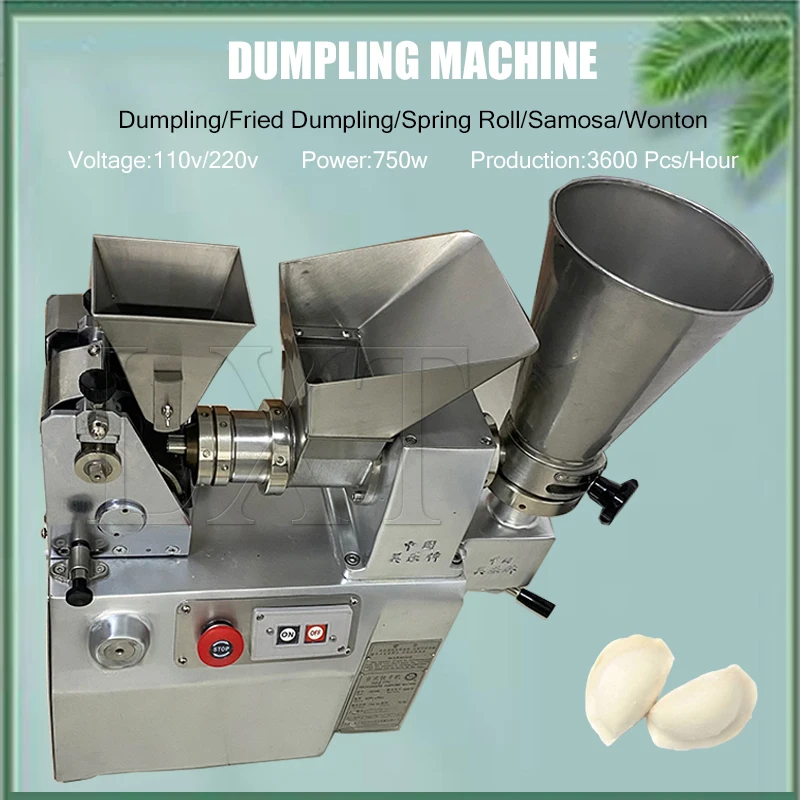 JGT-60 Dumpling Making Machine Samosa Maker Gyoza Spring Roll Filling Machine Chinese Meat Ravioli For Restaurant