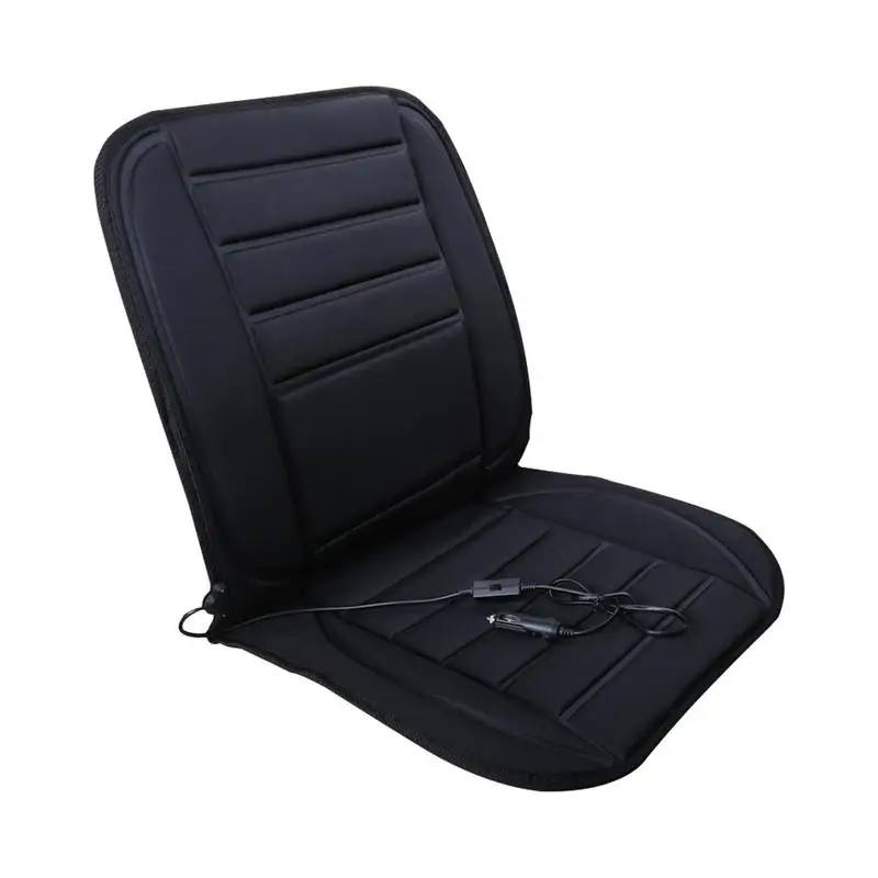 Heated Car Seat Pad 12V Car Seat Heater Universal Seat Warmer Black Comfortable Warm Ergonomic Car Heated Seat For Cars Trucks