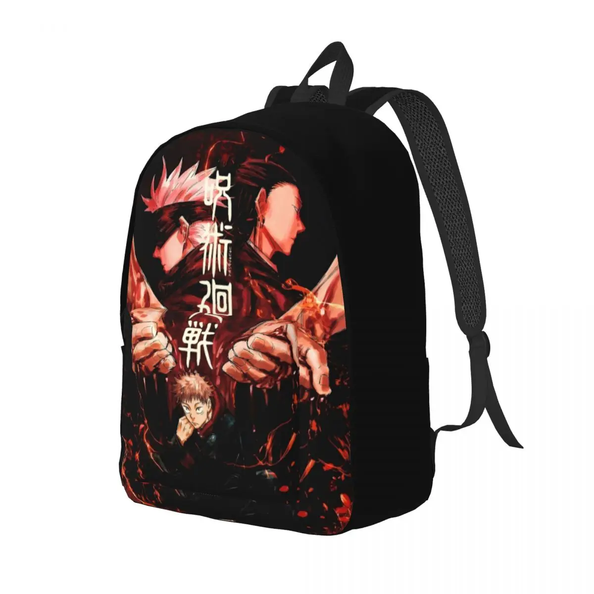 Jujutsu Kaisen Backpack for Men Women Casual High School Business Daypack Cool Anime Laptop Computer Canvas Bags Sports