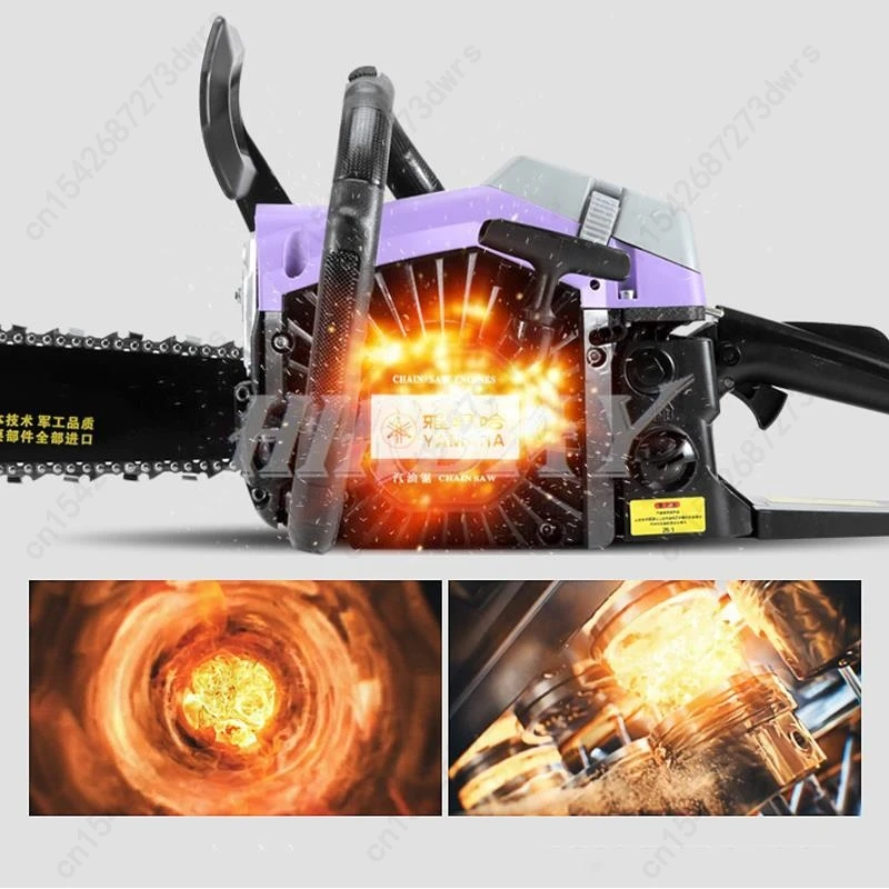 Gasoline Chainsaw Chainsaw 2 Stroke Petrol chainsaw Professional Logging Chain Saw High-power Cutting Tools