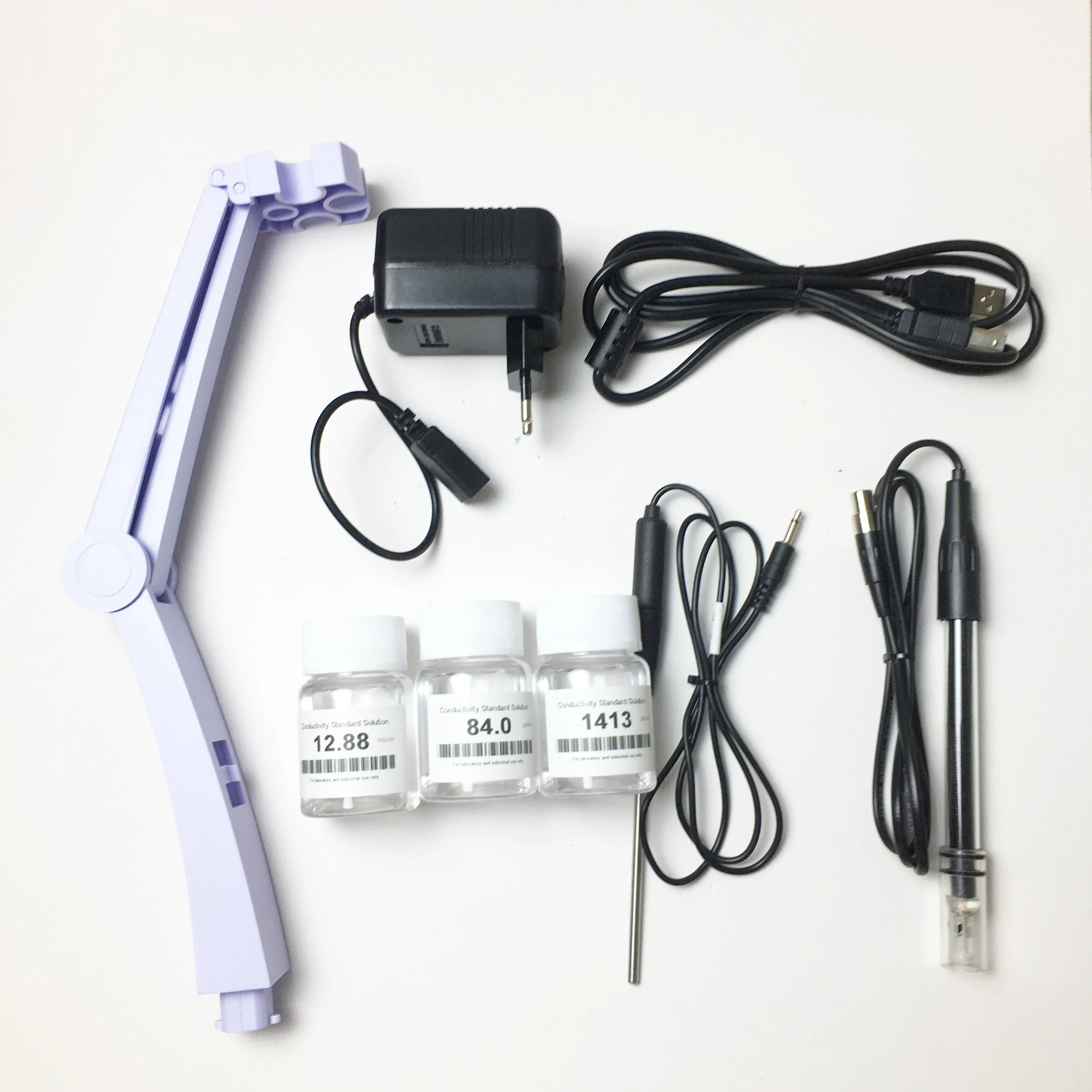 Portable Multifunction Benchtop Water Quality Tester, Automatic Conductivity, TDS EC Sensor, Electrical Meter for Testing