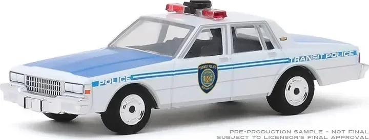 1:64 1989 Chevrolet Caprice - NYC Transit Diecast in lega di metallo modello di auto giocattoli per la raccolta di regali