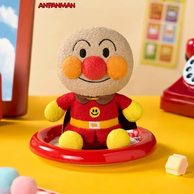 Bandai Anpanman Plush Toy Bibele Backpack Plush Charm/Keychain Sitting Plush Doll Hugging Pillow Gift For Kids Plush Toys