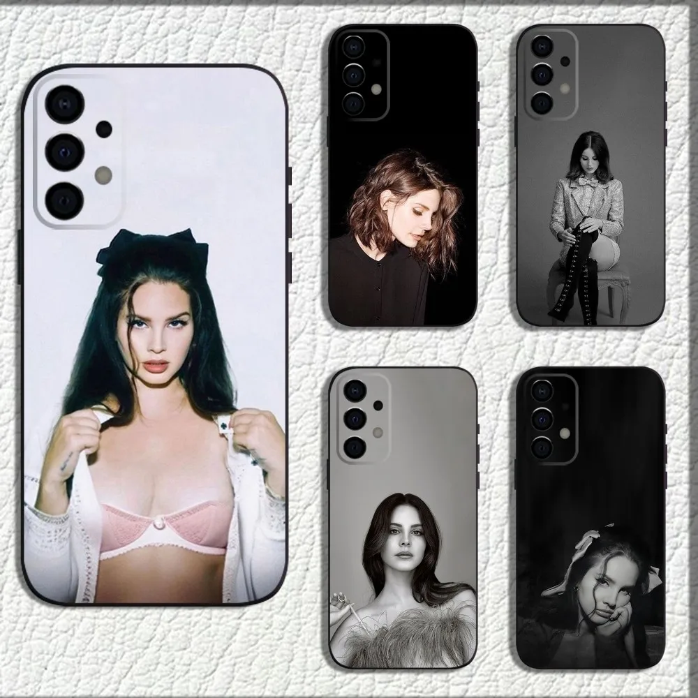 Singer Lana D-Del Rey Phone Case For Samsung Galaxy A13,A21s,A22,A31,A32,A52,A53,A71,A80,A91 Soft Black Shell