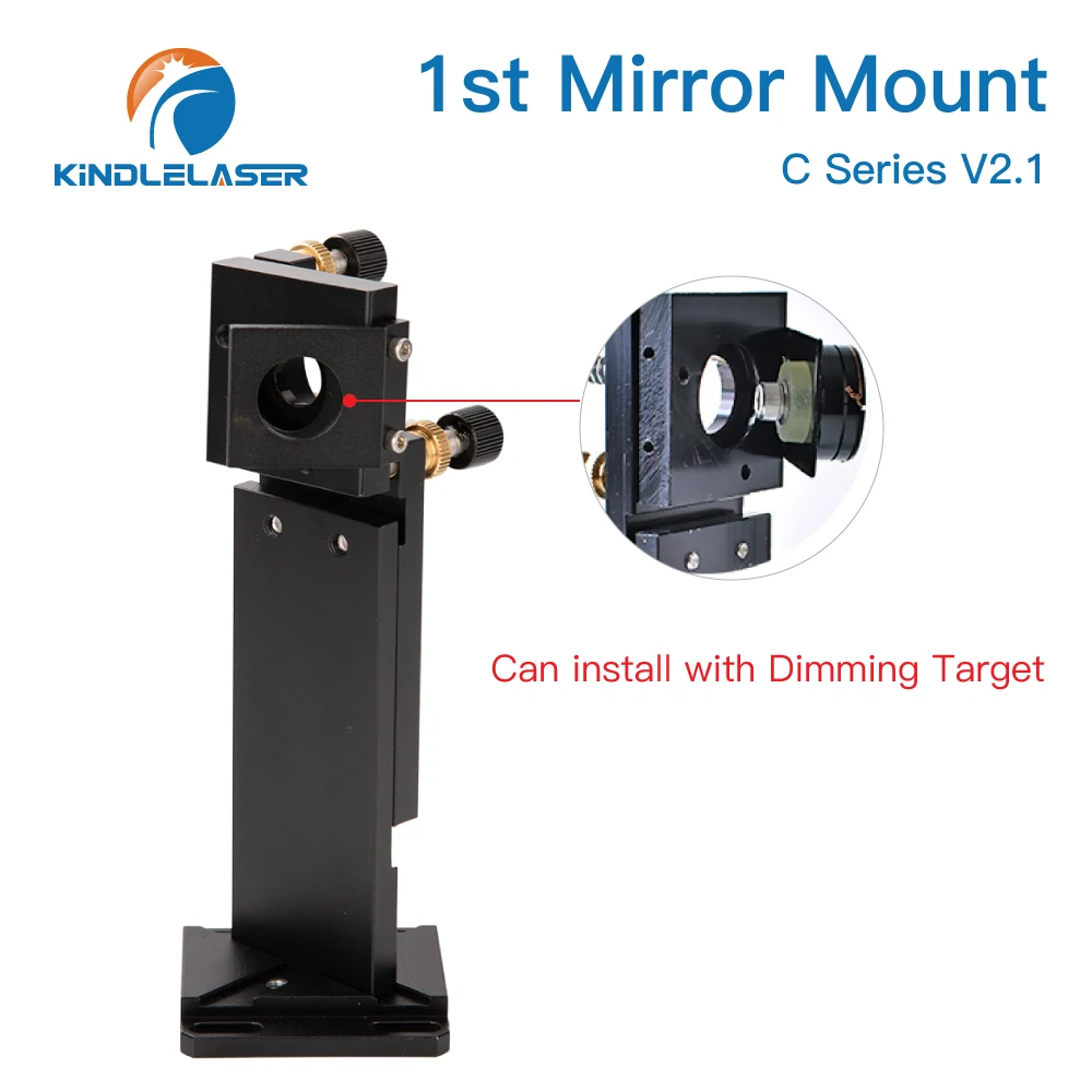 Kindlelaser CO2 First Reflection Mirror Mount supporto per montaggio da 25mm supporto integrato per macchina da taglio per incisione Laser