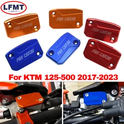 For KTM 125-500 XC XCF XCW SX SXF EXC EXCF TPI Six Day Motorcycle CNC Front Brake And Clutch Fluid Reservoir Cap Cover 2017-2023