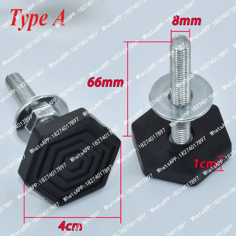 4Pcs for  Drum Washer Shock Absorption Adjustable Screw Feet