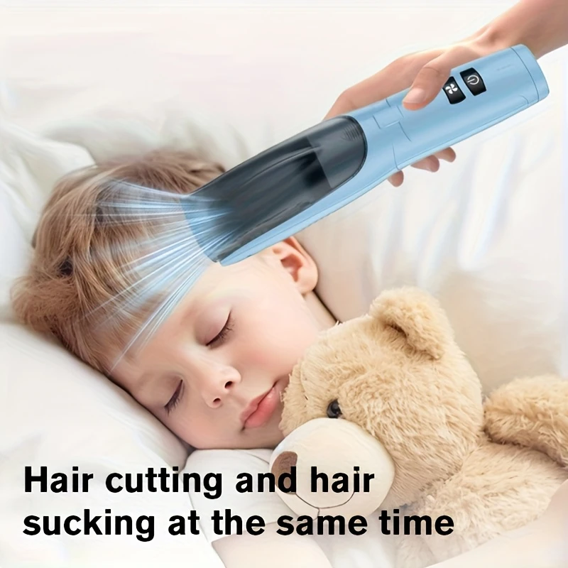 Baby Hair Clippers Quiet Children's Electric Hair Clipper Naturally Aspirated Hair Clipper with Ceramic Blades for Families - view 4