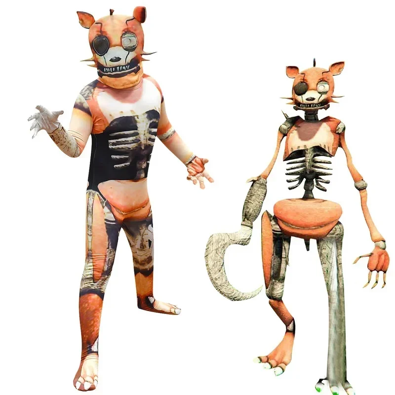 

♥Halloween Cosplay Costume Cartoon Bear Game Foxy Chica Bonnie Freddy Costumes Fancy Nightmare Hallo New 2026 Surprise Clothing