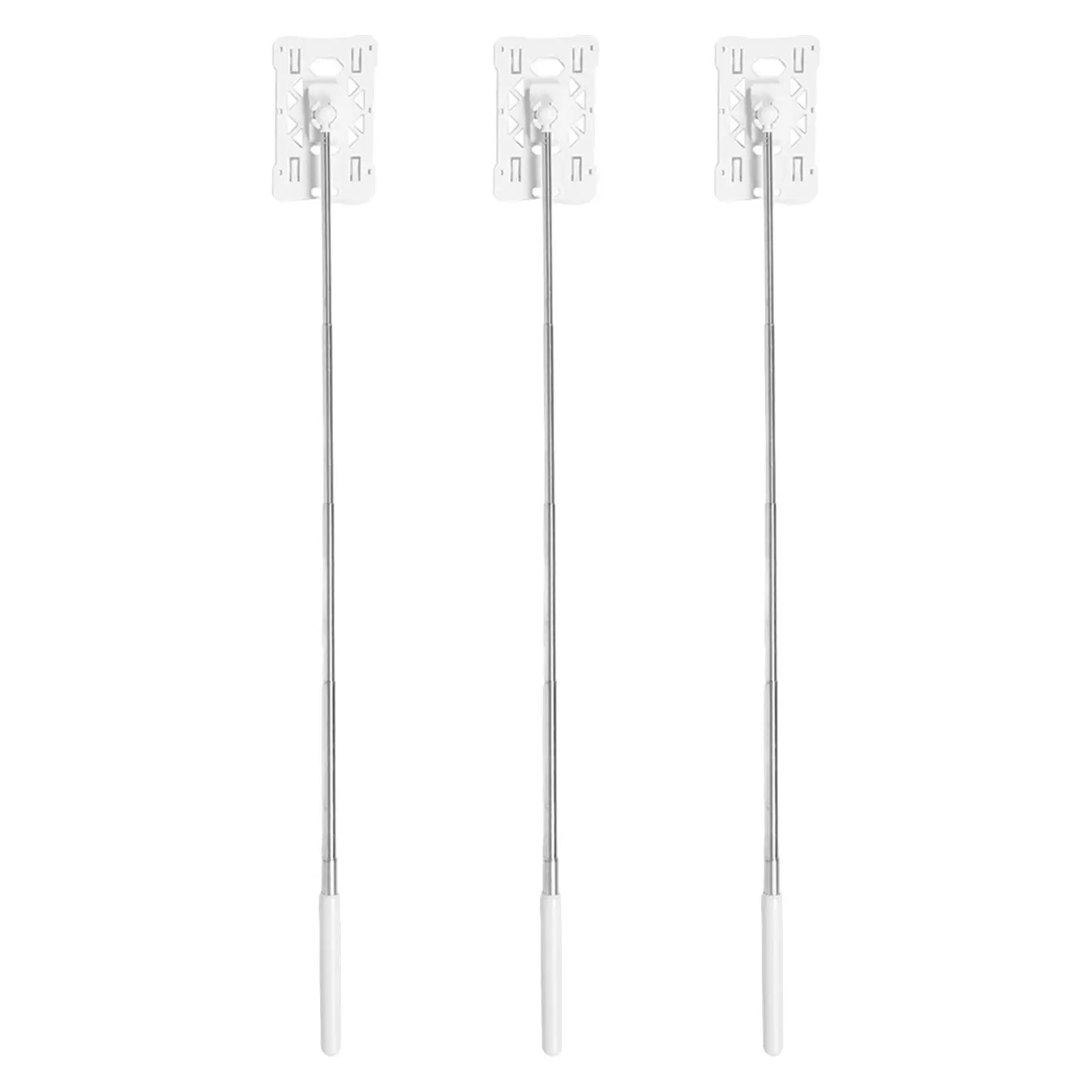 3Pcs Vehicle Parking Card Holder Telescopic Rod White Credit Card Grabber Tool Toll Booth Payment Reacher Long Reacher for Cards