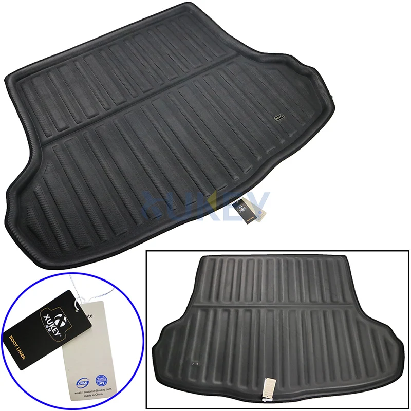 Rear Trunk Cargo Boot Liner Mat Floor Tray Carpet Protector For Kia Forte / Cerato K3 Sedan 2014 2015 2016 2017 2018