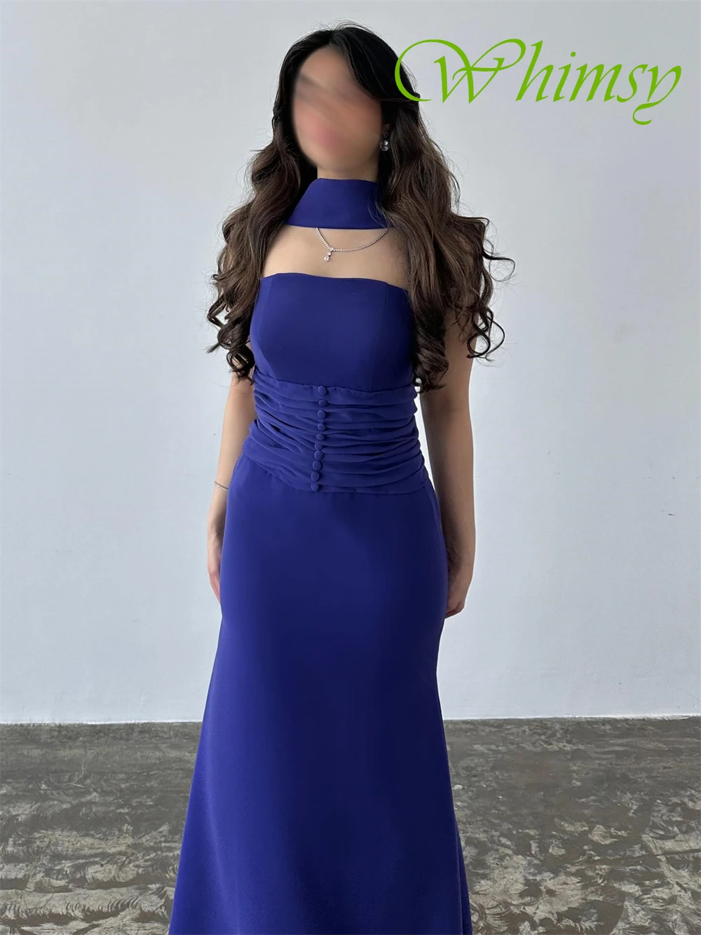 Элегантное вечернее платье из джерси по индивидуальному заказу. Нежные платья для выпускного вечера без бретелек. Вечерние платья без рукавов со шлейфом для особых случаев.