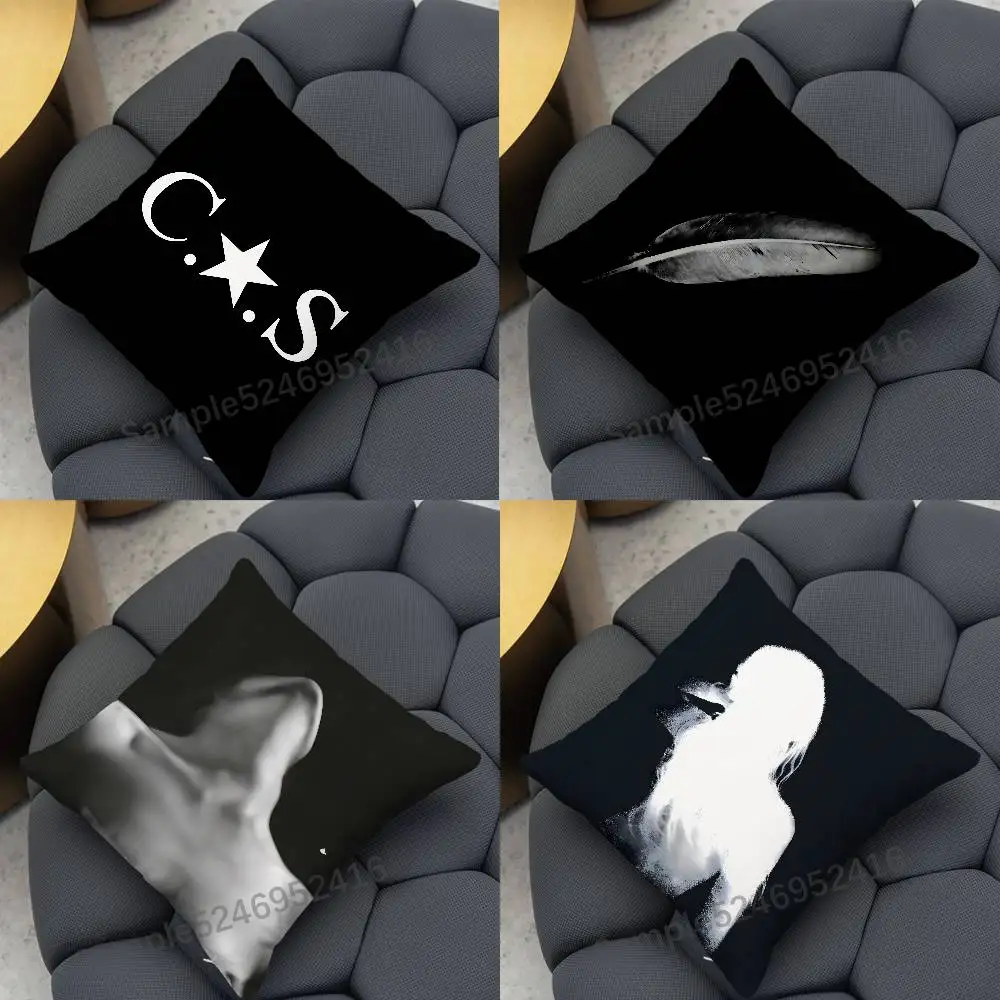 CAS C-Cigarettes After Apocalypse Square Cushion Pillow Case Sofa  Bedroom/Living Room Backrest Multiple Sizes Washable Covers