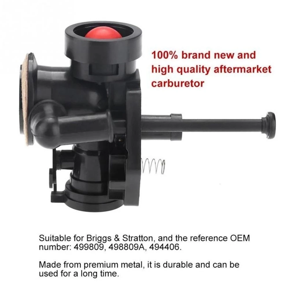 Reliable-Lawn Mower Carburetor Carburetor Fuel Tank Set Carburetor Air Filter For Briggs & Stratton 96900 499809 498809A 494406
