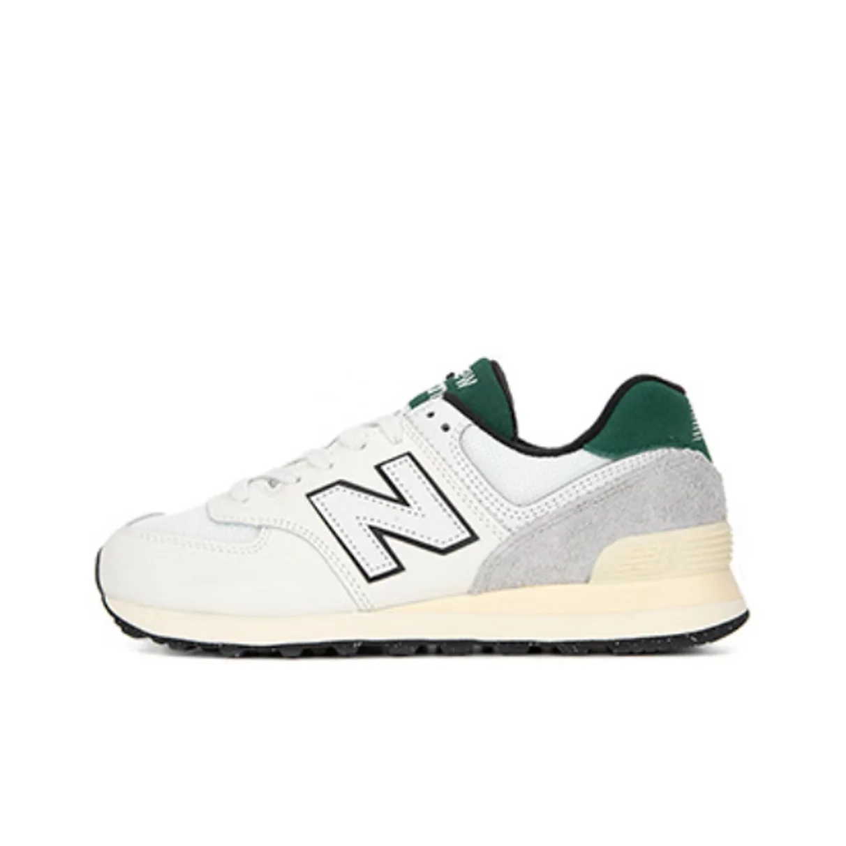 New Balance NB 574 Casual Shoes Unisex Low Top Gray/White/Green U574VX2