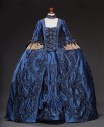Victotian Royal 18th Century Dress Georgian Costume Robe A La Francaise Rococo Dress Baroque Marie Antoinette Costume Ball Gown