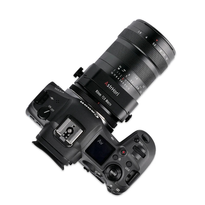 AstrHori 85mm F2.8 Full Frame Macro Tilt-shift Lente Manual para Sony E Nikon Z Fuji X Canon R RF EOSR Leica L Sigma L Mount